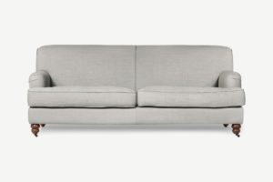 Orson 3-Sitzer Sofa, Stoff in Parisgrau - MADE.com