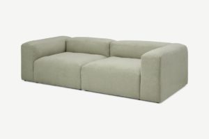 Livienne 3-Sitzer Sofa, Olivgruen - MADE.com