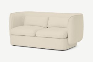Maliri 2-Sitzer Sofa, Boucle in Off-White - MADE.com