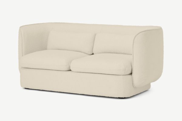 Maliri 2-Sitzer Sofa, Boucle in Off-White - MADE.com
