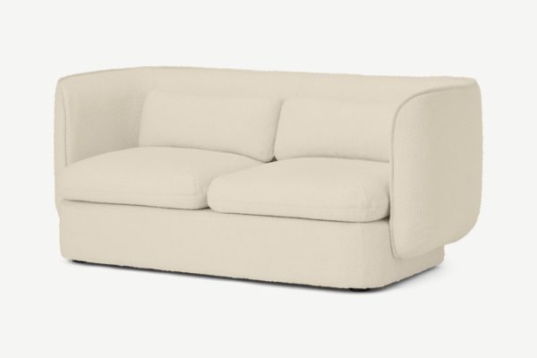 Maliri 2-Sitzer Sofa, Boucle in Off-White - MADE.com